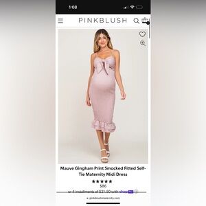 Pinkblush Maternity dress